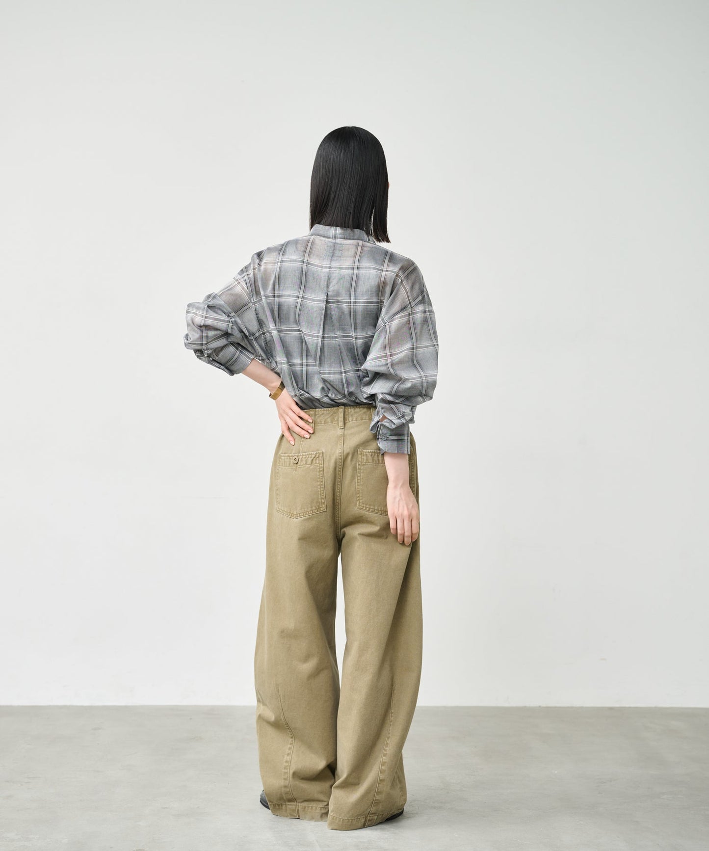 OVAL WIDE TROUSERS / MIL26HPT3250