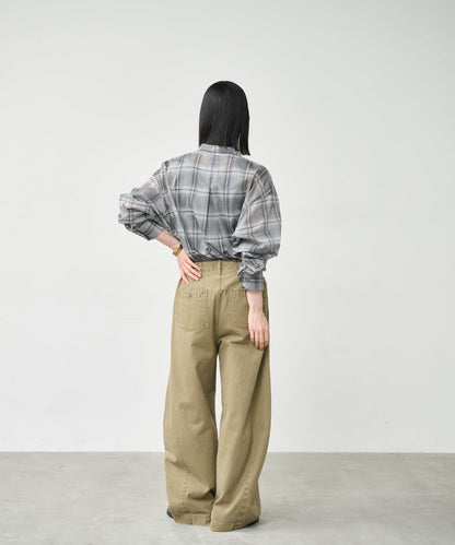 OVAL WIDE TROUSERS / MIL26HPT3250