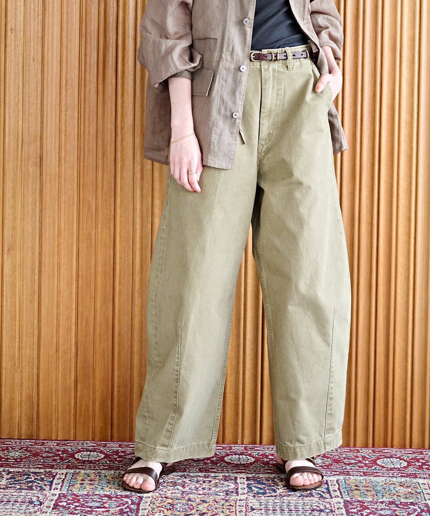 OVAL WIDE TROUSERS / MIL26HPT3250