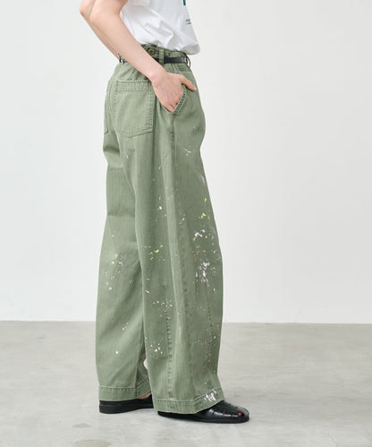 PAINT OVAL WIDE TROUSERS / MIL26HPT3251