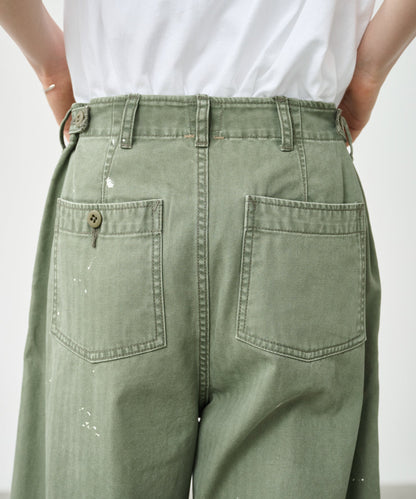 PAINT OVAL WIDE TROUSERS / MIL26HPT3251