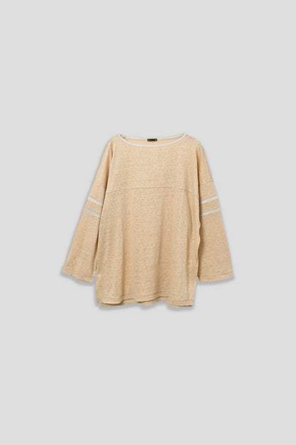 LINEN LINE SLEEVE TOP / MIL26SCS3491