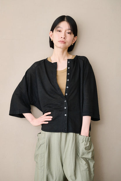LINEN 11B CARDIGAN / MIL26SCS3492