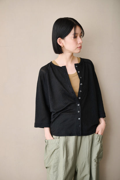 LINEN 11B CARDIGAN / MIL26SCS3492
