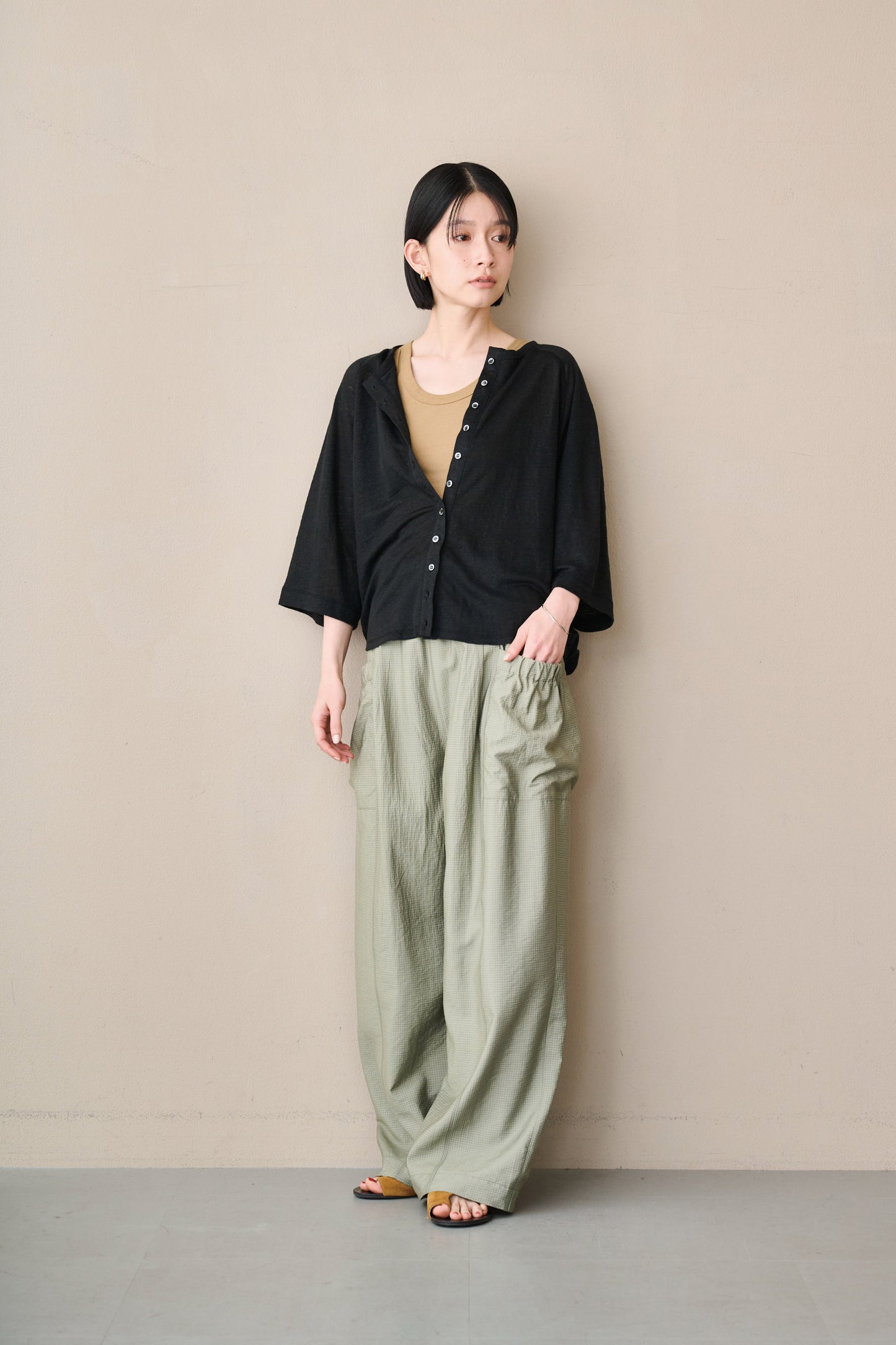 LINEN 11B CARDIGAN / MIL26SCS3492