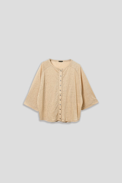 LINEN 11B CARDIGAN / MIL26SCS3492
