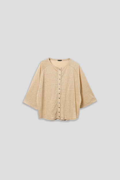 LINEN 11B CARDIGAN / MIL26SCS3492
