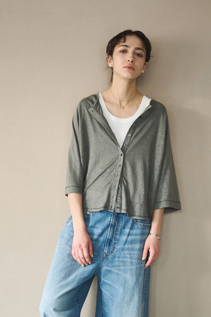 LINEN 11B CARDIGAN / MIL26SCS3492