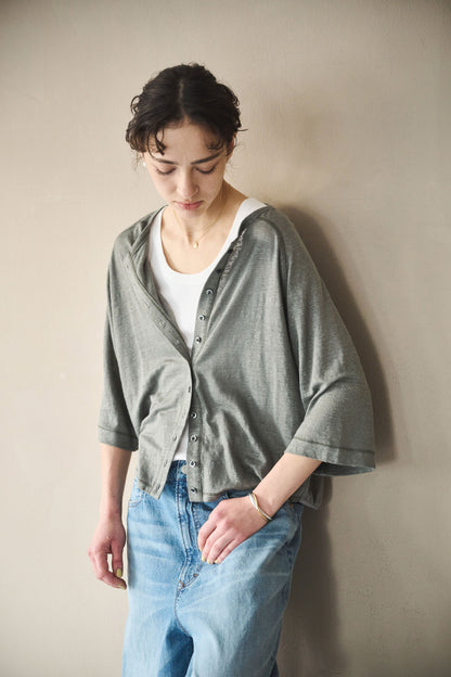 LINEN 11B CARDIGAN / MIL26SCS3492