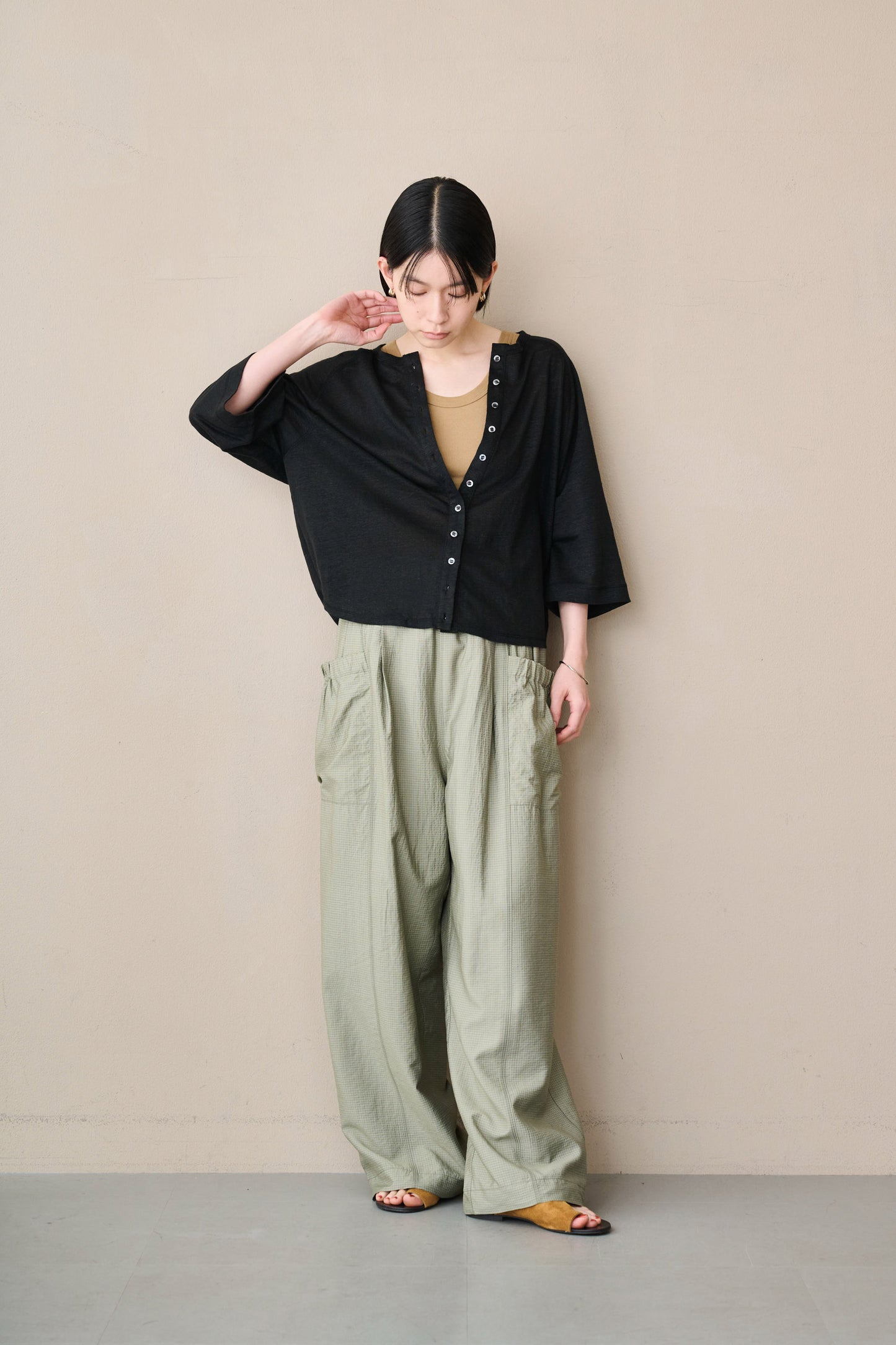 LINEN 11B CARDIGAN / MIL26SCS3492