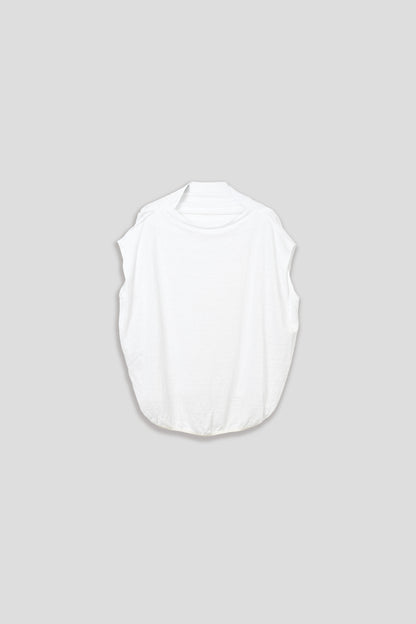 LINEN DRAPE NECK TOP / MIL26SCS3493