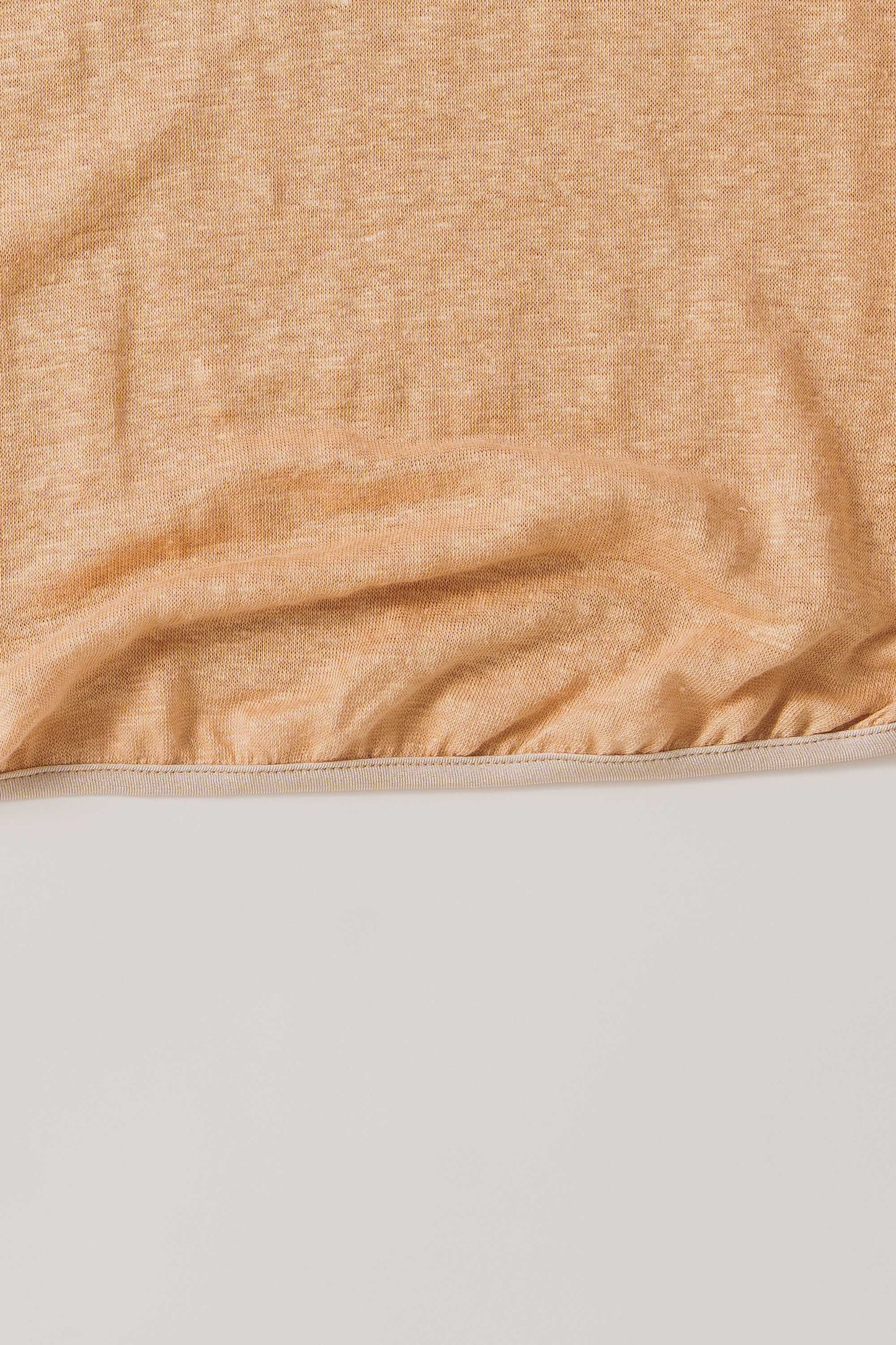 LINEN DRAPE NECK TOP / MIL26SCS3493