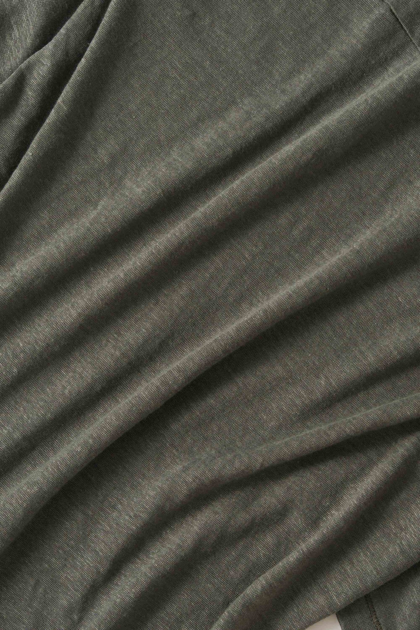 LINEN DRAPE NECK TOP / MIL26SCS3493