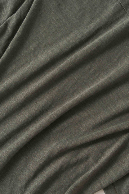 LINEN DRAPE NECK TOP / MIL26SCS3493