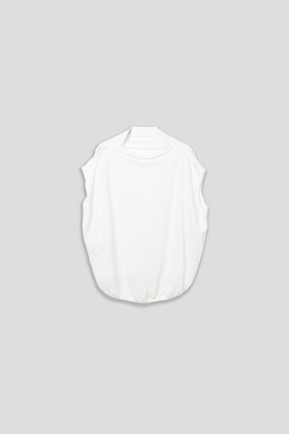 LINEN DRAPE NECK TOP / MIL26SCS3493
