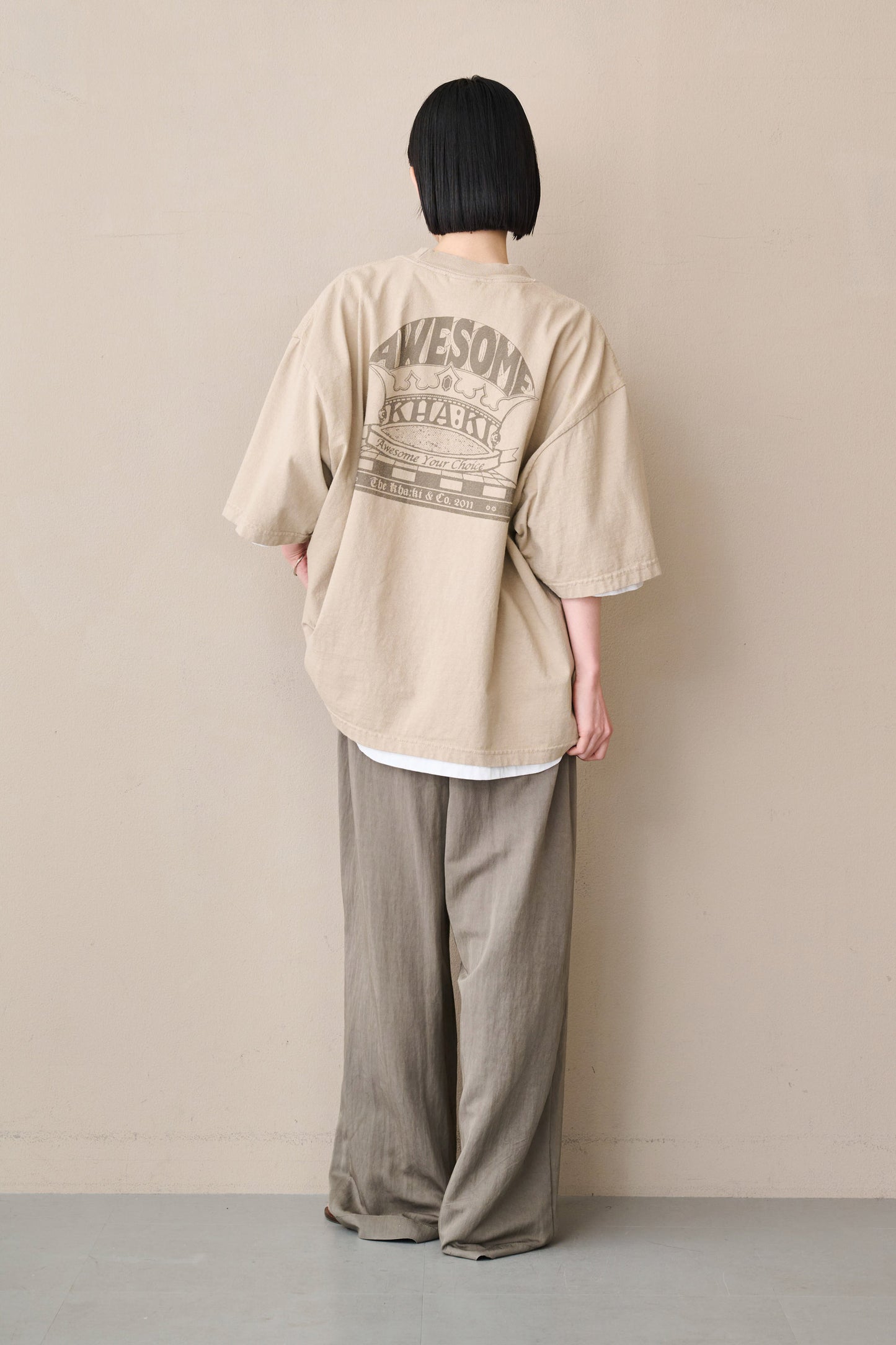 WIDE TEE -AWESOME- / MIL26SCS3499