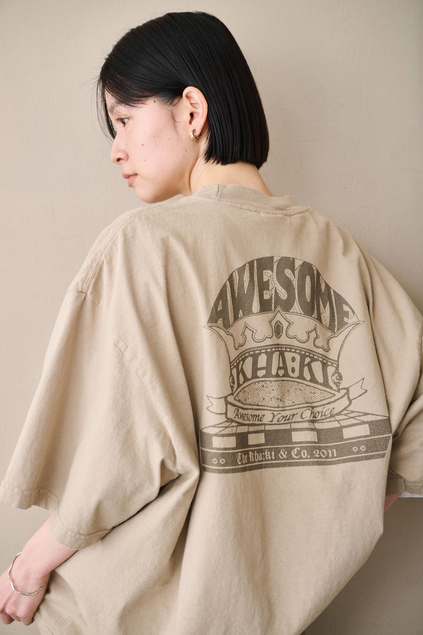 WIDE TEE -AWESOME- / MIL26SCS3499